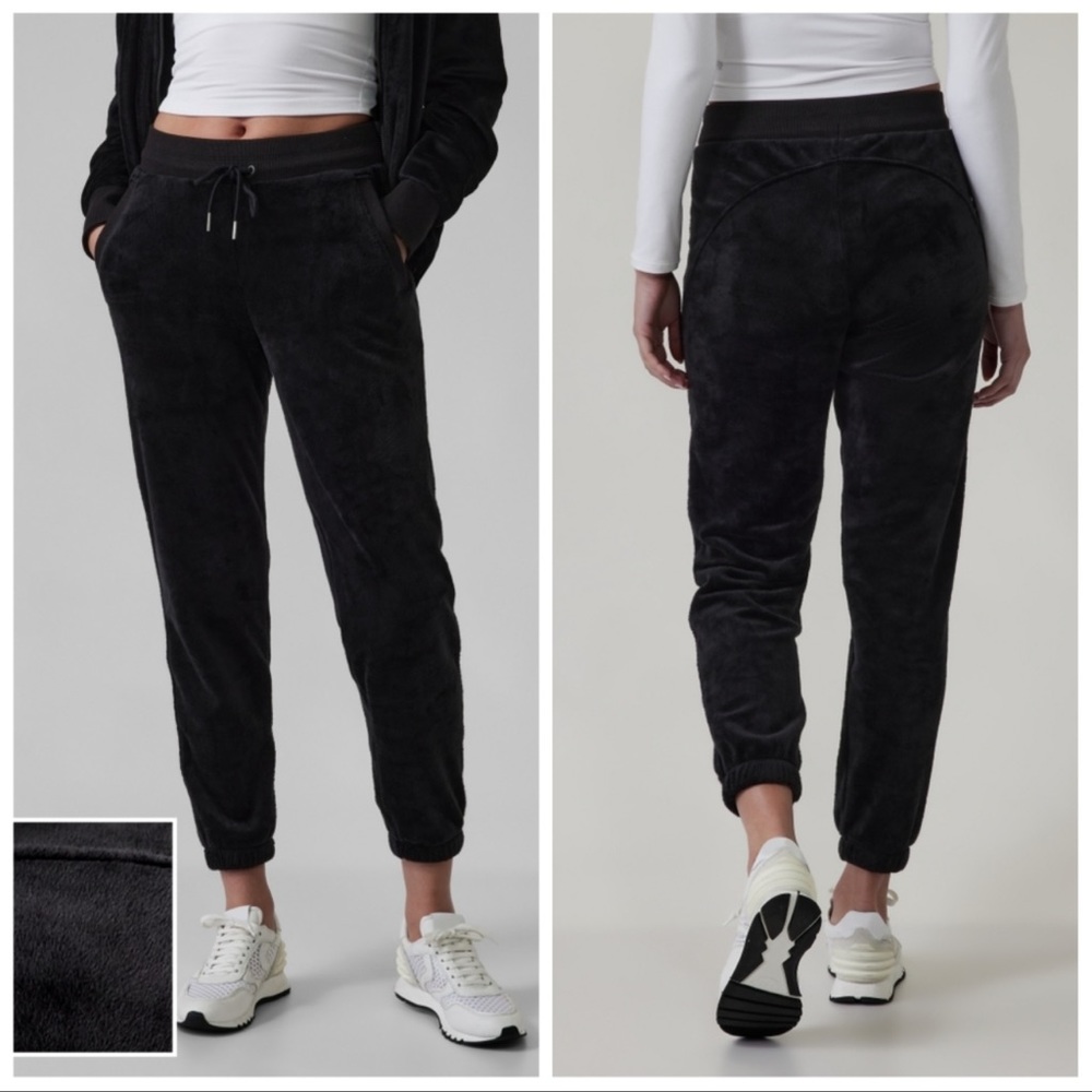 Athleta Double Cozy Karma Jogger Black XS